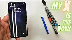 iphone X white line repair || iphone X Screen Replacement || iphone x LCD/Display Repair - How to