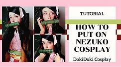 DEMON SLAYER | Nezuko cosplay wear tutorial!