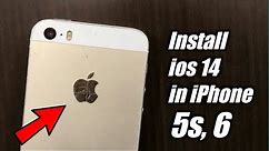 How to Install ios 14 Update on iphone 5s