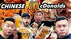 EATING AT A McDonald's IN CHINA! Everything On The Shanghai Menu! | Fung Bros