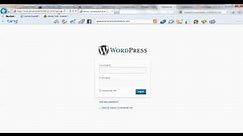Login to WordPress Admin Panel (wp-admin)