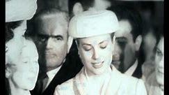 Interview with Grace Kelly as she leaves for wedding