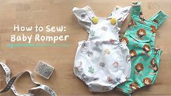 DIY Baby Romper (with patterns & measurements!)