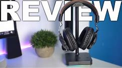 Best $25 RGB Headphone Stand with Wireless Charging on AMAZON