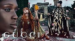 The New Gucci Bloom Campaign with Anjelica Huston, Florence Welch, Jodie Turner-Smith and Susie Cave
