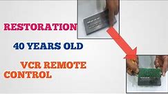 Review comparison of old v/s new generation remote control| VCR remote inside review| Reset remote|