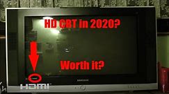 So I bought a CRT.. in 2020 (Samsung HD CRT)