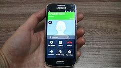 Samsung Galaxy S4 Mini Incoming Call