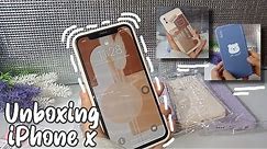 Iphone X Unboxing 2021 | Phone Case Shopee Hauls | Aesthetic Unboxing | Yume Ka