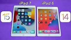 iPad 7 iPadOS 15 vs iPad 6 iPadOS 14 Speed Test