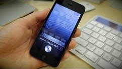 iPhone 5 Siri Demo