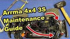 Arrma Maintenance Guide (Granite, Typhon, Big Rock, Senton, Vorteks) 4x4 3S BLX