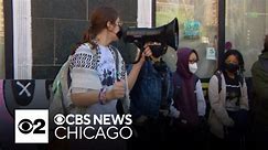 Chicago high school students hold sit-in to support pro-Palestinian demonstrations