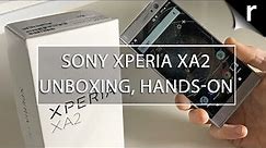 Sony Xperia XA2 Unboxing & Hands-on Review