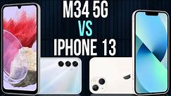M34 5G vs iPhone 13 (Comparativo & Preços)