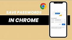 How To Automatically Save Passwords in Google Chrome