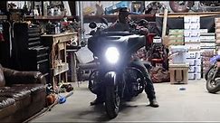 Testing the best motorcycle headlight / Vision x