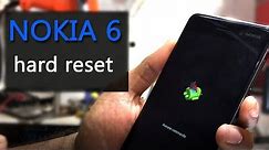 Nokia 6 Hard reset