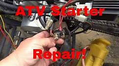 ATV Starter Issues, Diagnose and Repair a Not Cranking China ATV!