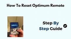 How To Reset Optimum Remote