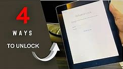 iPad Activation Lock | 4 Ways to Unlock Activation Lock FREE