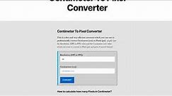 Centimeter To Pixel Converter: How To Use It