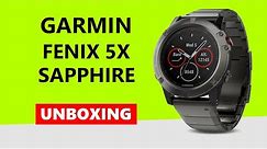 Garmin Fenix 5X Sapphire Unboxing HD (010-01733-03)