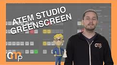 How To Green Screen With Blackmagic Atem Studio HD Live Production Switcher