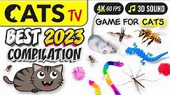 CAT TV - BEST 2023 Compilation for Cats 😻📺🦎🐭 5 HOURS [4K]