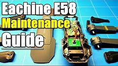 Eachine E58 Wifi FPV Drone Maintenance Guide With Full Disassembly of DJI Mavic Pro Clone