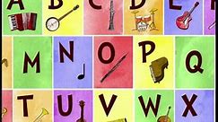 Jazzy ABC app for iPhone/iPad - Letters and musical instruments
