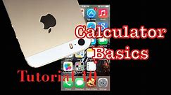 How to use the Calculator on your iPhone 5s | Tutorial 10