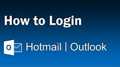 Hotmail Login English | Outlook Login | Live.com Login