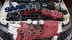 Saab 9-5 engine rebuild - blow by