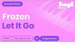 Let It Go - Frozen | Idina Menzel (Karaoke Piano)