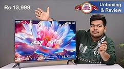 Acer 32-inch QLED Tv Unboxing & Review | Best tv under 15K in Amazon Republic Day Sale 2024