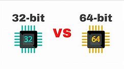32 bit vs 64 bit