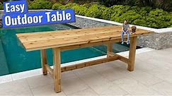Build a DIY Outdoor Table