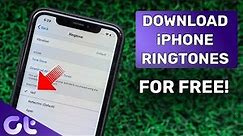 How to Download Ringtone on iPhone for Free in 2019 | Guiding Tech