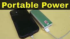 How To Use A Portable Power Bank To Charge Your Devices-Tutorial