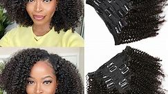 22.71US $ |Afro Kinky Curly Clip Ins Hair Extension Human Hair VipBeauty 120G Full Head Mongolian Kinky Curly Human Hair Clip Ins Extension| |   - AliExpress