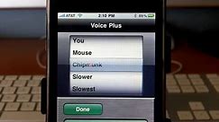 iPhone App Review: Voice Changer Plus
