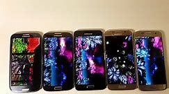 Samsung Galaxy S7 vs S6 vs S5 vs S4 vs S3 AnTuTu Speed test - video Dailymotion