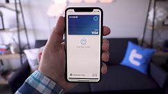 Using Apple Pay on iPhone X