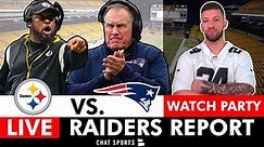 Steelers vs. Patriots Live Stream Scoreboard, Raiders Report TNF | NFL Week 14 Amazon Prime