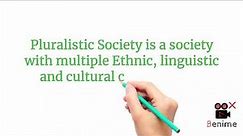 What is a Pluralistic Society || What is Plural Society in Political Science || What is Pluralism