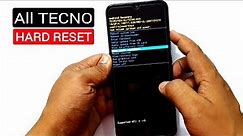 All Tecno Hard Reset |Pattern Unlock |Factory Reset Easy Trick With Keys