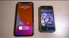iPhone 2g & iPhone 11 incoming call