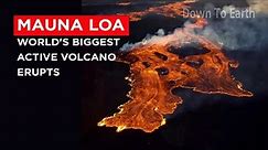 Mauna Loa, world's biggest active volcano erupts after 38 years