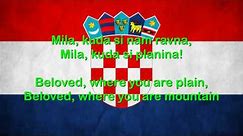 Croatia National Anthem English lyrics